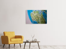 Laden Sie das Bild in den Galerie-Viewer, Leinwandbild 3-teilig Fernweh