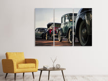 Laden Sie das Bild in den Galerie-Viewer, Leinwandbild 3-teilig Oldtimer Rally