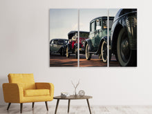 Laden Sie das Bild in den Galerie-Viewer, Leinwandbild 3-teilig Oldtimer Rally