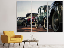 Laden Sie das Bild in den Galerie-Viewer, Leinwandbild 3-teilig Oldtimer Rally