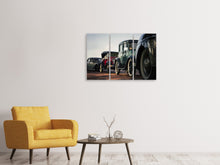 Laden Sie das Bild in den Galerie-Viewer, Leinwandbild 3-teilig Oldtimer Rally