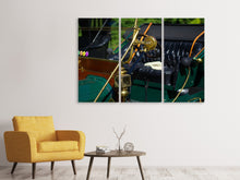 Laden Sie das Bild in den Galerie-Viewer, Leinwandbild 3-teilig Ein Stück Oldtimer
