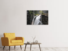 Laden Sie das Bild in den Galerie-Viewer, Leinwandbild 3-teilig Der Gollinger Wasserfall