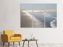 Laden Sie das Bild in den Galerie-Viewer, Leinwandbild 3-teilig Naturerlebnis Strand