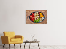 Laden Sie das Bild in den Galerie-Viewer, Leinwandbild 3-teilig Zum Kochen bereit