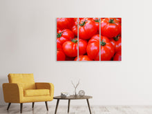 Laden Sie das Bild in den Galerie-Viewer, Leinwandbild 3-teilig Frische Tomaten