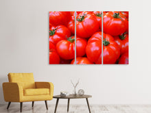 Laden Sie das Bild in den Galerie-Viewer, Leinwandbild 3-teilig Frische Tomaten