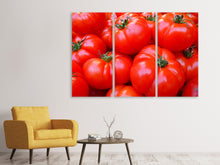 Laden Sie das Bild in den Galerie-Viewer, Leinwandbild 3-teilig Frische Tomaten