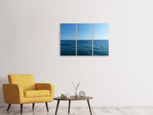 Laden Sie das Bild in den Galerie-Viewer, Leinwandbild 3-teilig Liebe das Meer