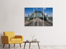 Laden Sie das Bild in den Galerie-Viewer, Leinwandbild 3-teilig Die Klappbrücke