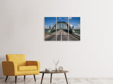 Laden Sie das Bild in den Galerie-Viewer, Leinwandbild 3-teilig Die Klappbrücke