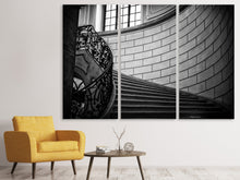Laden Sie das Bild in den Galerie-Viewer, Leinwandbild 3-teilig Noble Treppe