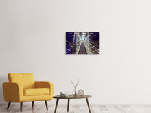 Laden Sie das Bild in den Galerie-Viewer, Leinwandbild 3-teilig Moderne Rolltreppen