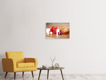Laden Sie das Bild in den Galerie-Viewer, Leinwandbild 3-teilig Wellness Zeit