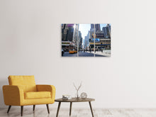 Laden Sie das Bild in den Galerie-Viewer, Leinwandbild 3-teilig Shopping in New York