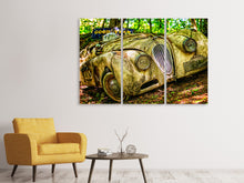 Laden Sie das Bild in den Galerie-Viewer, Leinwandbild 3-teilig Oldtimer in XL