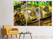 Laden Sie das Bild in den Galerie-Viewer, Leinwandbild 3-teilig Oldtimer in XL