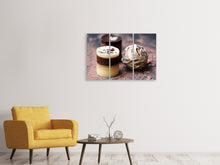 Laden Sie das Bild in den Galerie-Viewer, Leinwandbild 3-teilig XL Pralinen