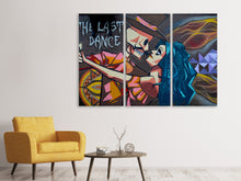 Laden Sie das Bild in den Galerie-Viewer, Leinwandbild 3-teilig Streetart Last Dance