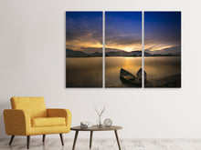 Laden Sie das Bild in den Galerie-Viewer, Leinwandbild 3-teilig Mein schönster Ruheplatz