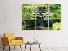 Laden Sie das Bild in den Galerie-Viewer, Leinwandbild 3-teilig Design Wasserfall