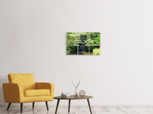 Laden Sie das Bild in den Galerie-Viewer, Leinwandbild 3-teilig Design Wasserfall