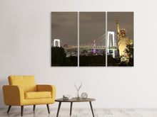 Laden Sie das Bild in den Galerie-Viewer, Leinwandbild 3-teilig Love NYC