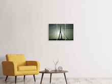 Laden Sie das Bild in den Galerie-Viewer, Leinwandbild 3-teilig Pont de Normandie Frankreich
