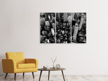 Laden Sie das Bild in den Galerie-Viewer, Leinwandbild 3-teilig New York von oben