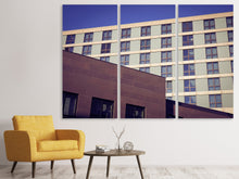 Laden Sie das Bild in den Galerie-Viewer, Leinwandbild 3-teilig Architektur Gebäude