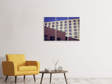 Laden Sie das Bild in den Galerie-Viewer, Leinwandbild 3-teilig Architektur Gebäude