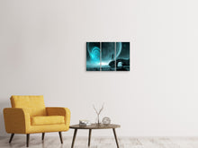 Laden Sie das Bild in den Galerie-Viewer, Leinwandbild 3-teilig Fantasy im Universum