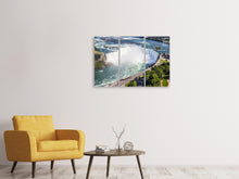 Laden Sie das Bild in den Galerie-Viewer, Leinwandbild 3-teilig Atemberaubender Wasserfall