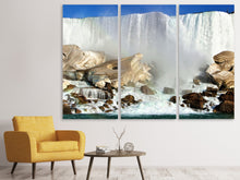 Laden Sie das Bild in den Galerie-Viewer, Leinwandbild 3-teilig Naturerlebnis Niagara Fälle