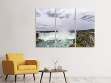 Laden Sie das Bild in den Galerie-Viewer, Leinwandbild 3-teilig Attraktion Niagara Fälle