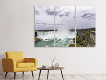Laden Sie das Bild in den Galerie-Viewer, Leinwandbild 3-teilig Attraktion Niagara Fälle