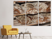 Laden Sie das Bild in den Galerie-Viewer, Leinwandbild 3-teilig Das Bauernbrot