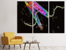 Laden Sie das Bild in den Galerie-Viewer, Leinwandbild 3-teilig Die Kunst des Schneidens