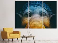 Laden Sie das Bild in den Galerie-Viewer, Leinwandbild 3-teilig Close up Ganesha