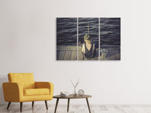 Laden Sie das Bild in den Galerie-Viewer, Leinwandbild 3-teilig Ein kleiner Fischer