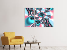 Laden Sie das Bild in den Galerie-Viewer, Leinwandbild 3-teilig Fraktale Kunst