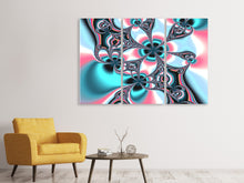 Laden Sie das Bild in den Galerie-Viewer, Leinwandbild 3-teilig Fraktale Kunst
