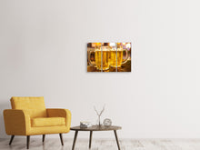 Laden Sie das Bild in den Galerie-Viewer, Leinwandbild 3-teilig 2 Biergläser