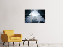 Laden Sie das Bild in den Galerie-Viewer, Leinwandbild 3-teilig Architektur aus Glas