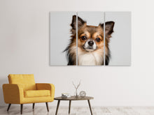 Laden Sie das Bild in den Galerie-Viewer, Leinwandbild 3-teilig Süsser Chihuahua