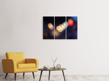 Laden Sie das Bild in den Galerie-Viewer, Leinwandbild 3-teilig Doppeltes Licht