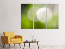 Laden Sie das Bild in den Galerie-Viewer, Leinwandbild 3-teilig Spiegelungen Kugeln