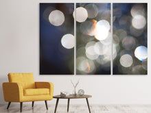 Laden Sie das Bild in den Galerie-Viewer, Leinwandbild 3-teilig Abstrakte Lichterpunkte