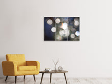 Laden Sie das Bild in den Galerie-Viewer, Leinwandbild 3-teilig Abstrakte Lichterpunkte