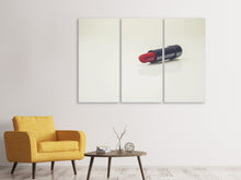 Laden Sie das Bild in den Galerie-Viewer, Leinwandbild 3-teilig Der Lippenstift